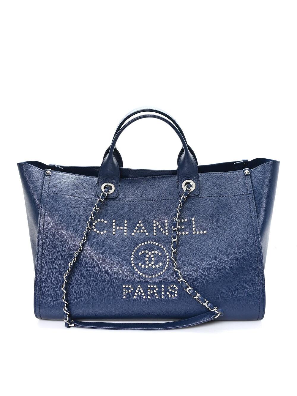 Chanel Caviar Large Studded Deauville #363865C30B